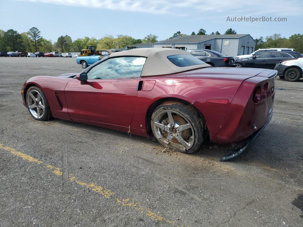 2006 Chevrolet Corvette  Burgundy vin: 1G1YY36U865123038