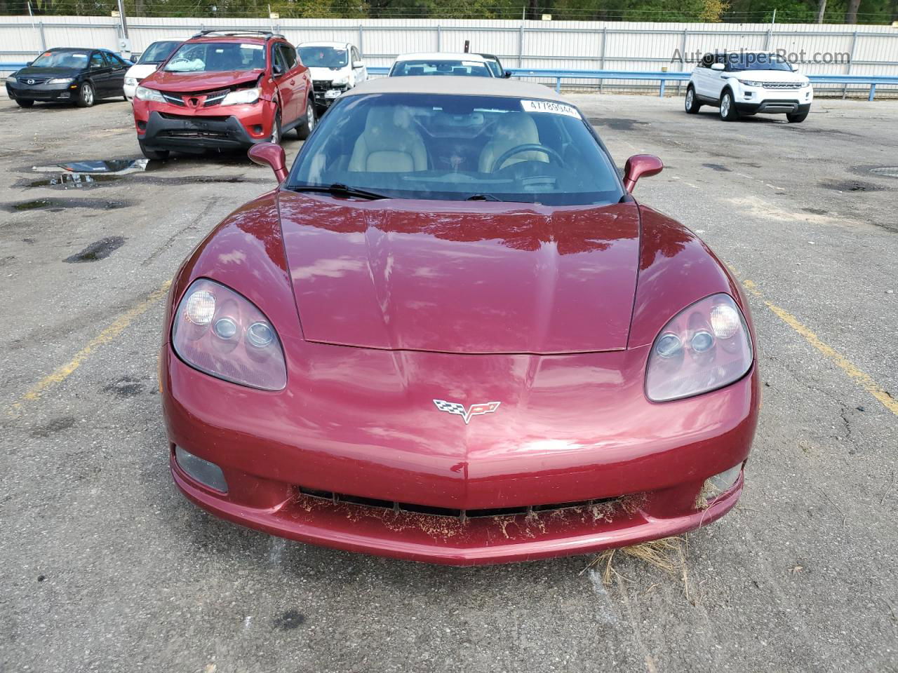 2006 Chevrolet Corvette  Бордовый vin: 1G1YY36U865123038