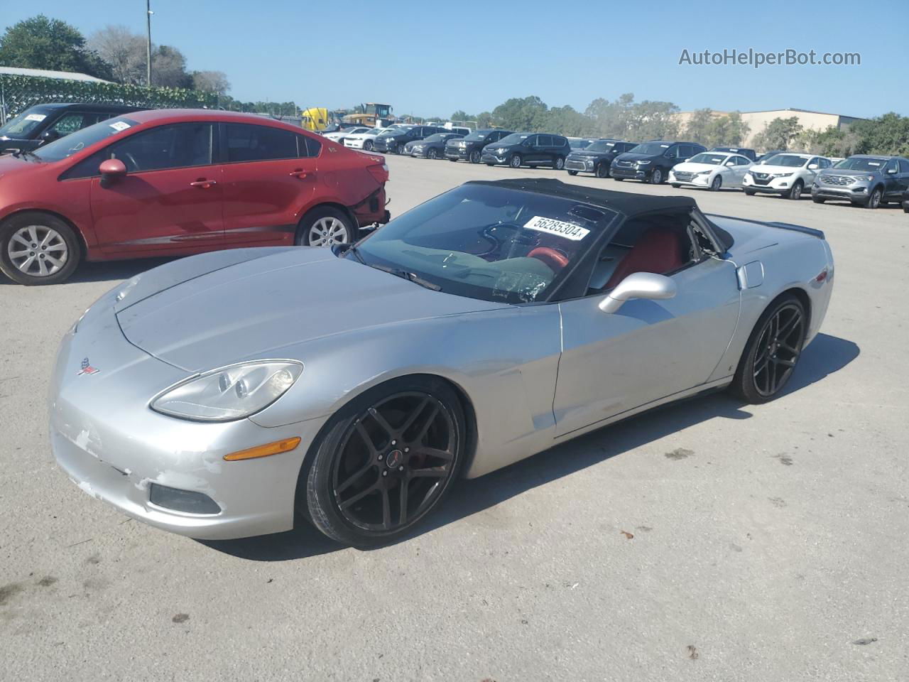 2006 Chevrolet Corvette  Silver vin: 1G1YY36U965106670