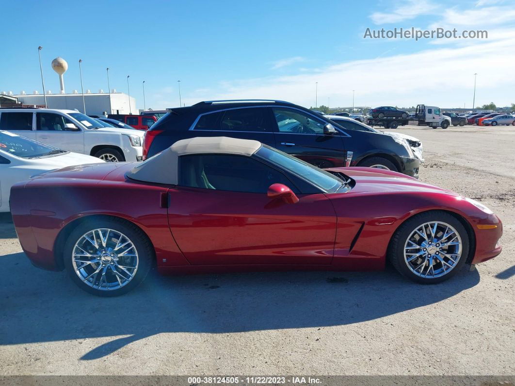 2006 Chevrolet Corvette Burgundy vin: 1G1YY36U965117023