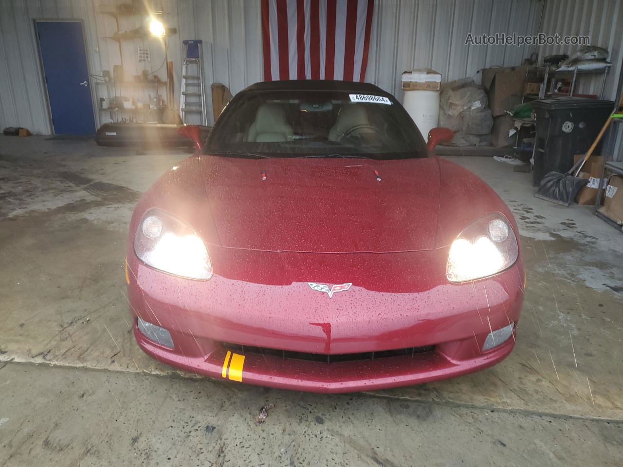 2006 Chevrolet Corvette  Burgundy vin: 1G1YY36UX65119394