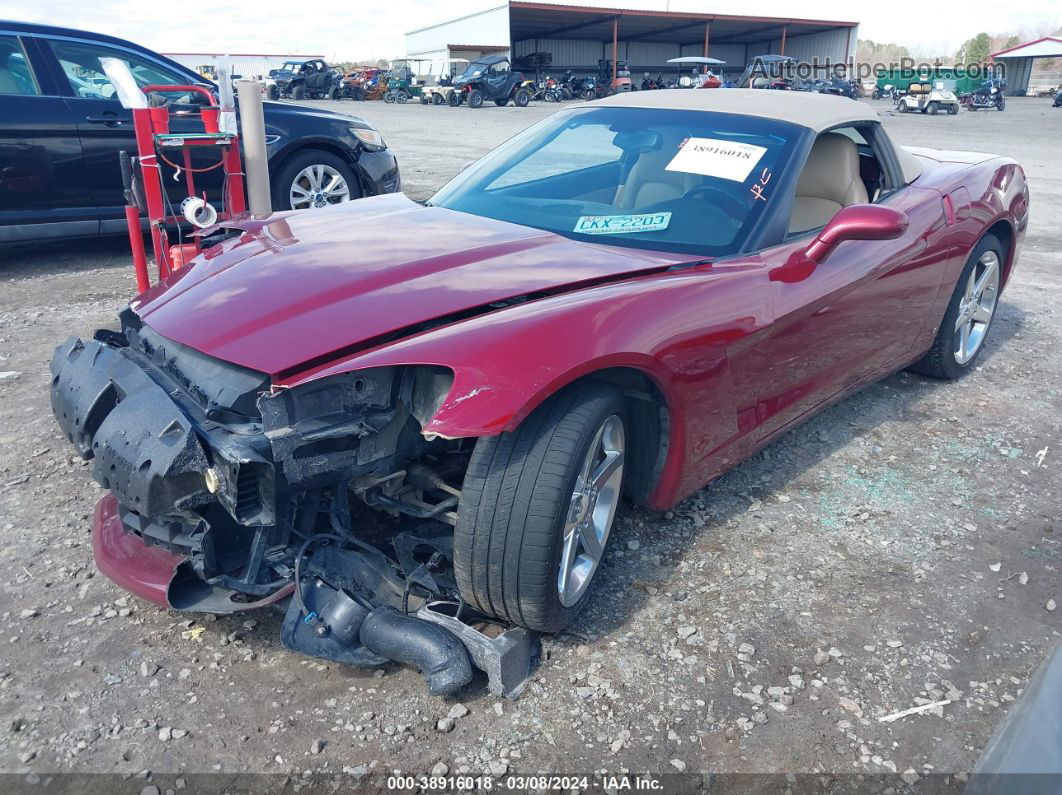 2006 Chevrolet Corvette   Бордовый vin: 1G1YY36UX65120853