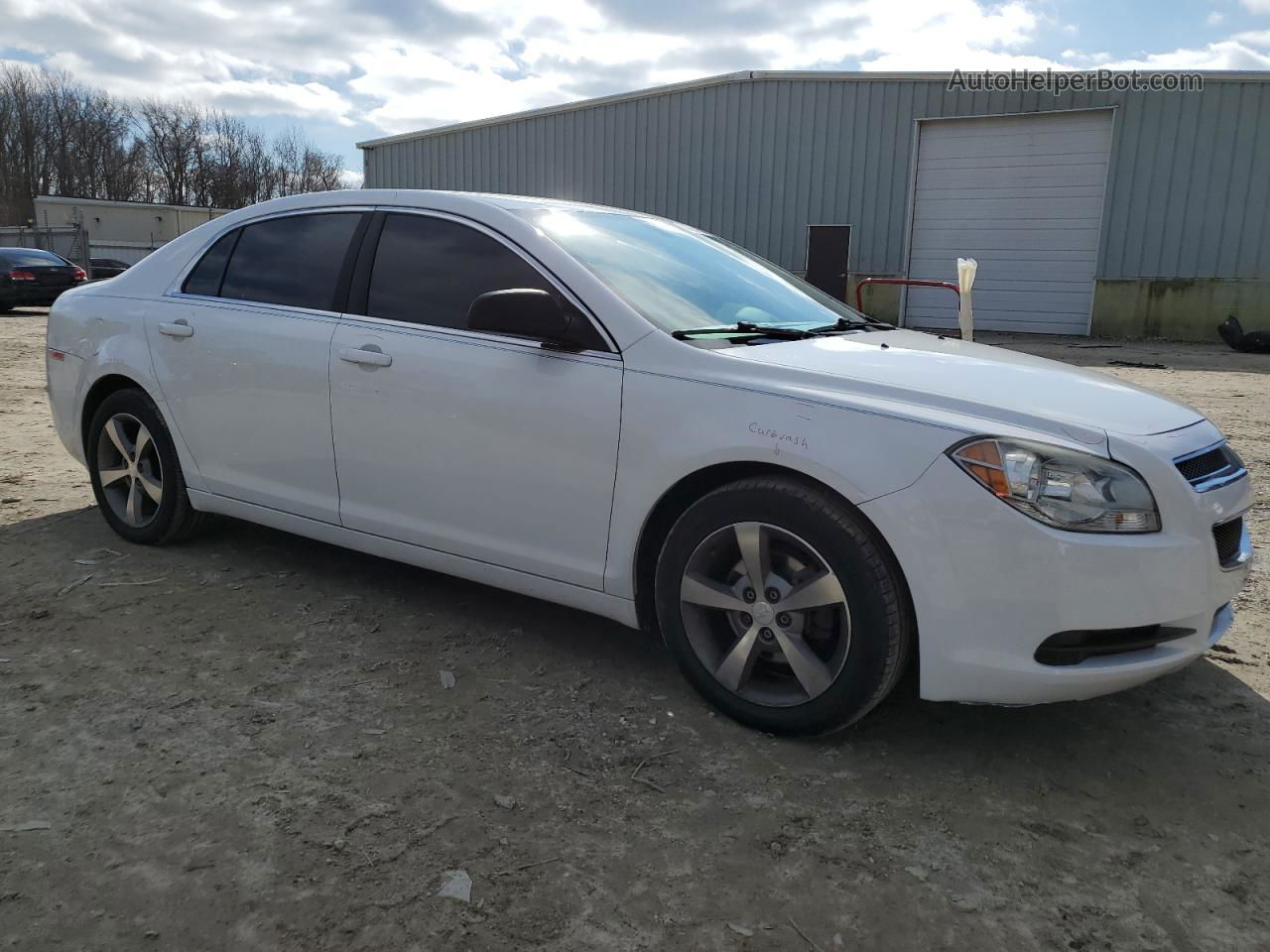 2012 Chevrolet Malibu Ls White vin: 1G1ZA5E01CF159954