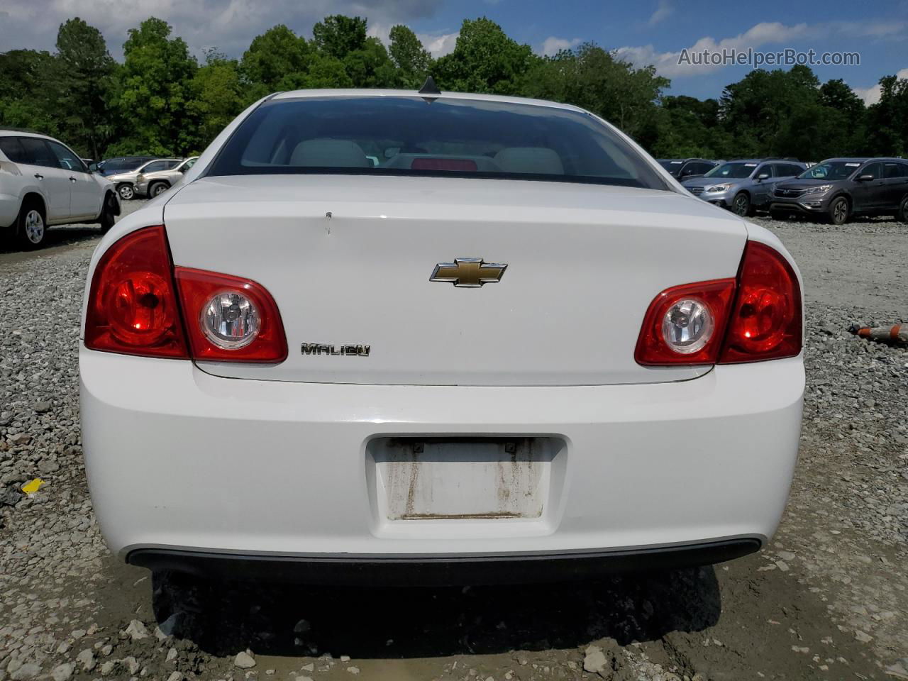 2012 Chevrolet Malibu Ls White vin: 1G1ZA5E02CF399062