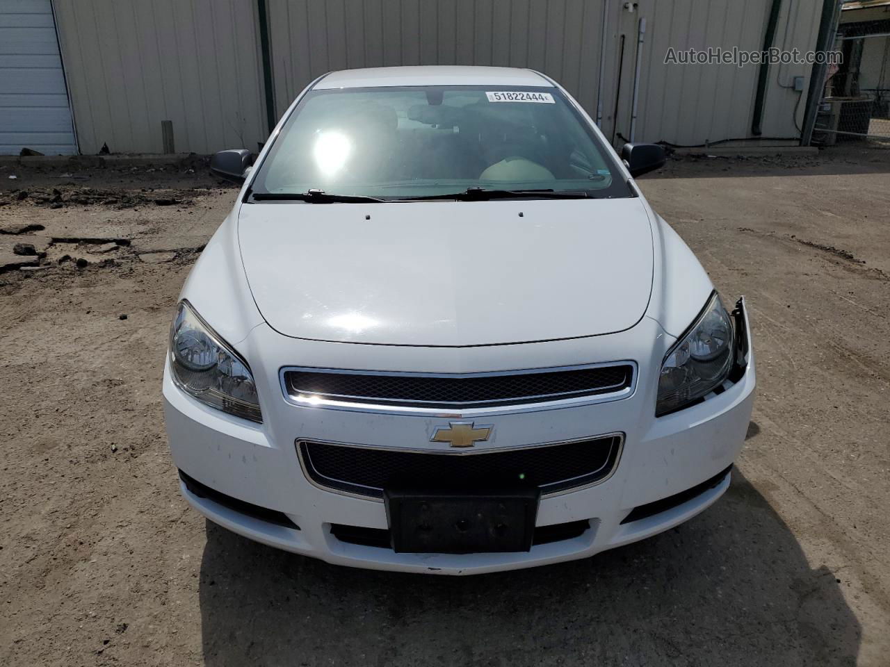 2012 Chevrolet Malibu Ls White vin: 1G1ZA5E03CF353353