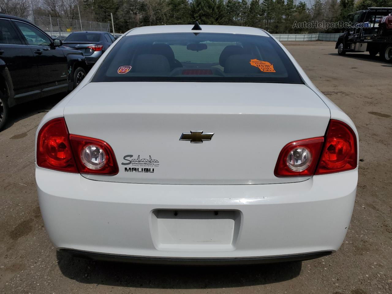 2012 Chevrolet Malibu Ls White vin: 1G1ZA5E03CF353353