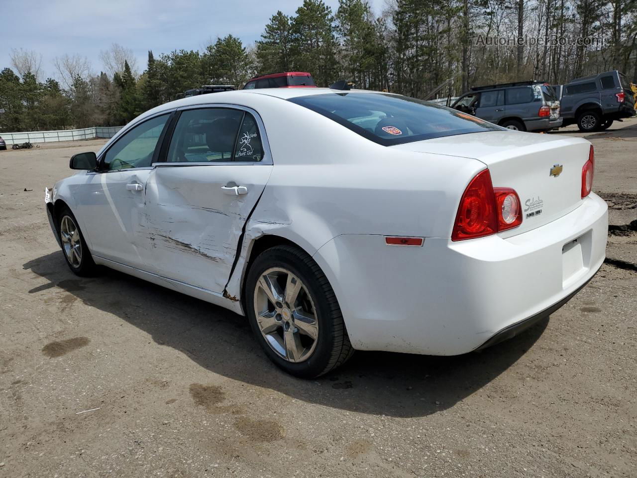 2012 Chevrolet Malibu Ls White vin: 1G1ZA5E03CF353353