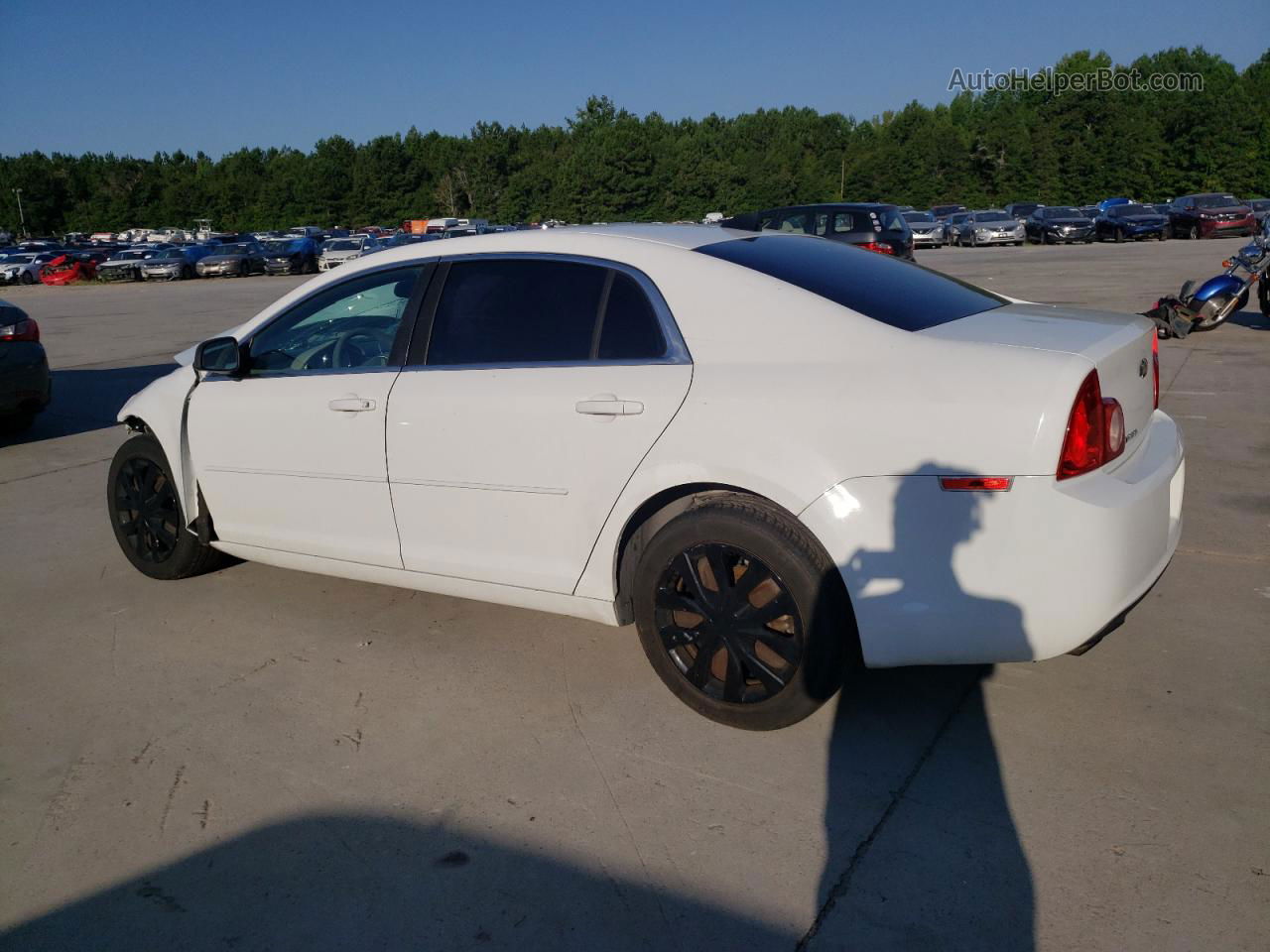 2012 Chevrolet Malibu Ls White vin: 1G1ZA5E04CF348985