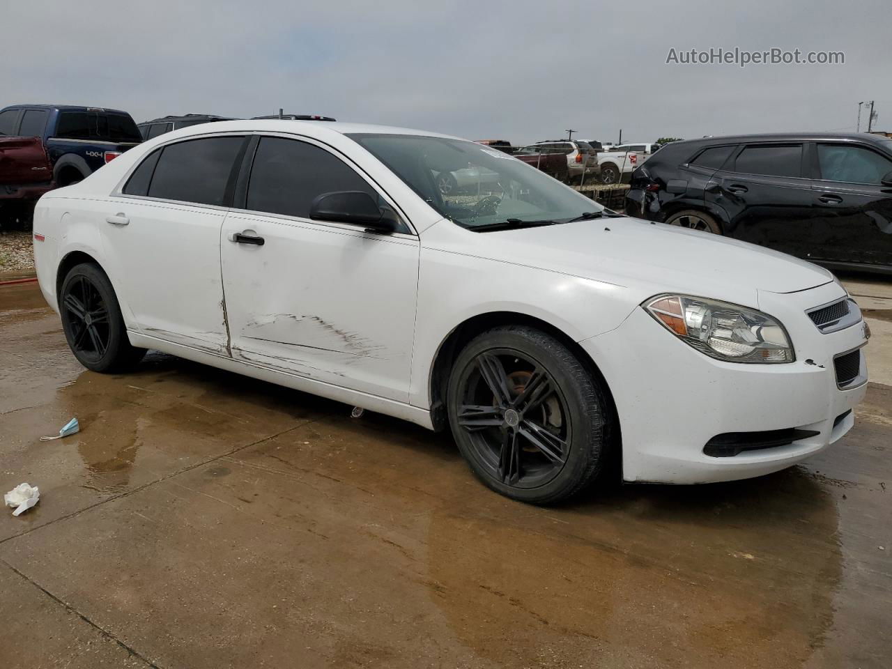 2012 Chevrolet Malibu Ls White vin: 1G1ZA5E04CF358738