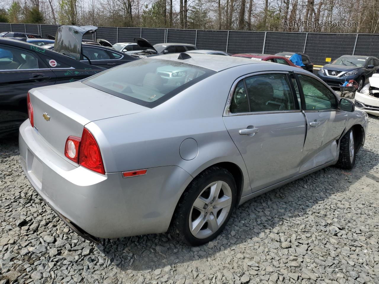 2012 Chevrolet Malibu Ls Silver vin: 1G1ZA5E05CF165711