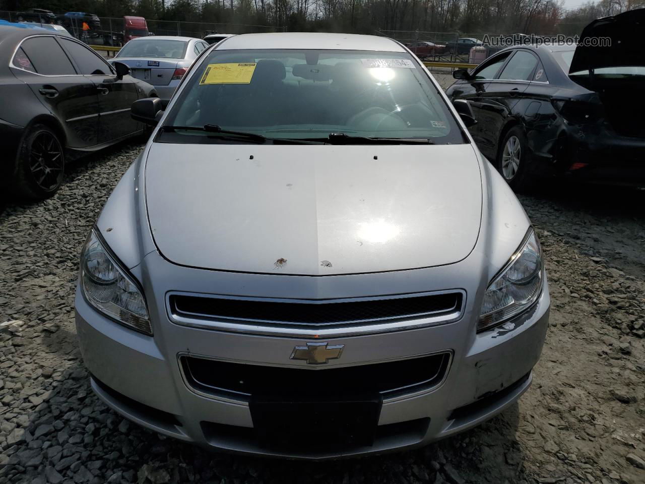 2012 Chevrolet Malibu Ls Silver vin: 1G1ZA5E05CF165711