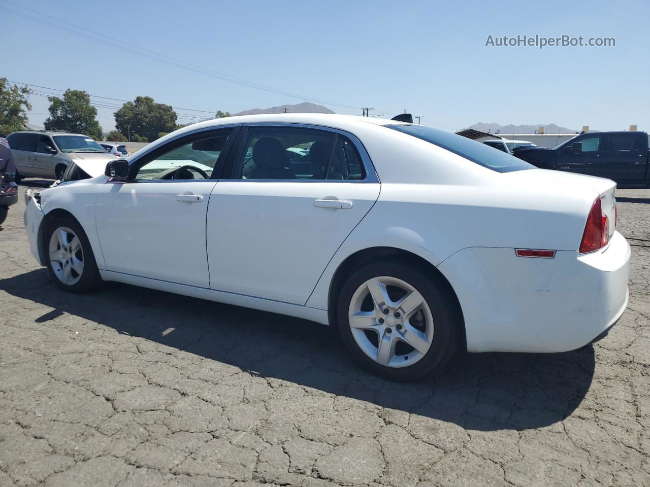 2012 Chevrolet Malibu Ls White vin: 1G1ZA5E05CF309001