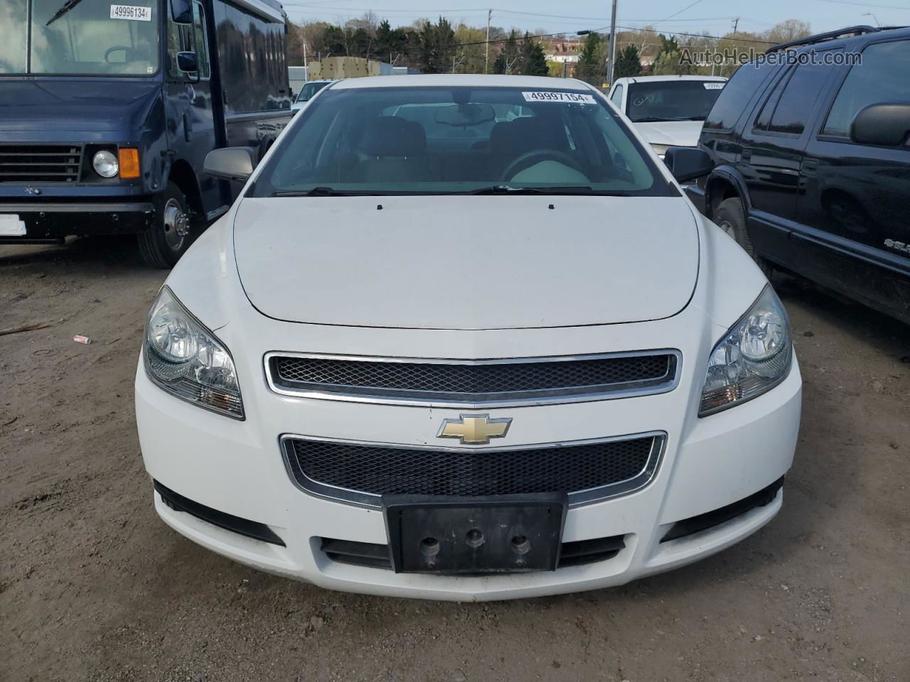 2012 Chevrolet Malibu Ls White vin: 1G1ZA5E06CF391420