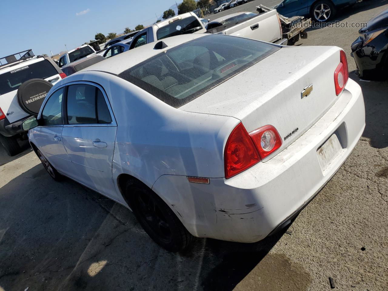 2012 Chevrolet Malibu Ls White vin: 1G1ZA5E07CF396156