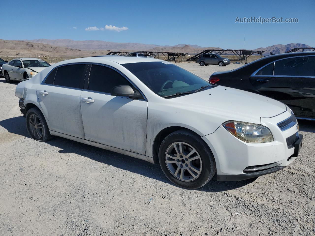 2012 Chevrolet Malibu Ls White vin: 1G1ZA5E09CF212562