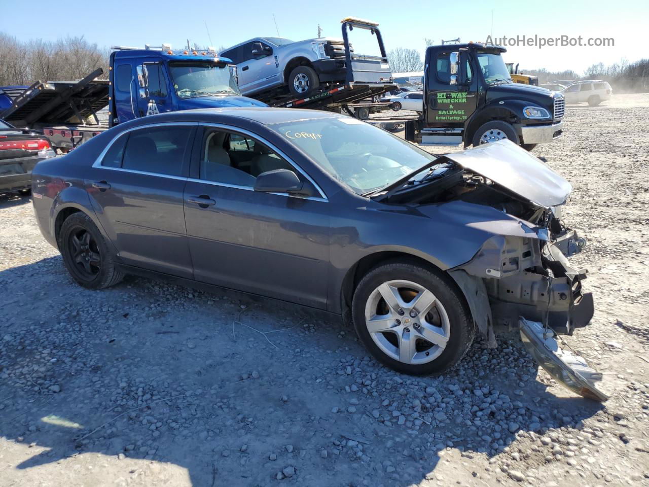 2012 Chevrolet Malibu Ls Charcoal vin: 1G1ZA5EU0CF391304