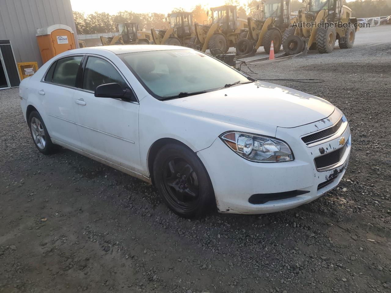 2012 Chevrolet Malibu Ls White vin: 1G1ZA5EU2CF388565