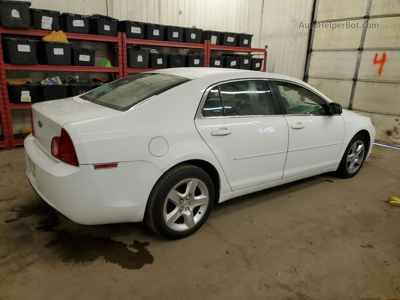 2012 Chevrolet Malibu Ls White vin: 1G1ZA5EU4CF391029