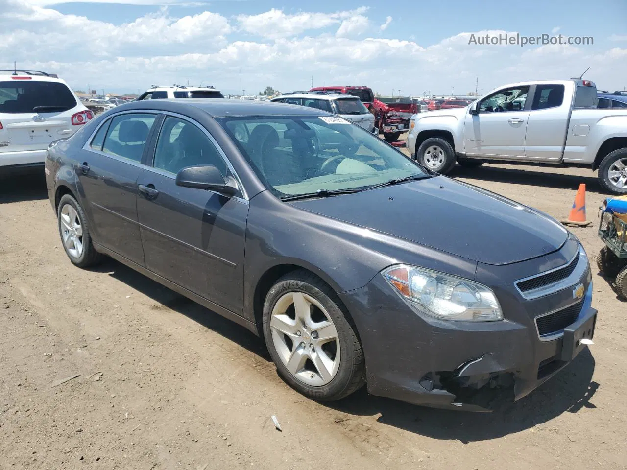 2012 Chevrolet Malibu Ls Серый vin: 1G1ZA5EU4CF395694