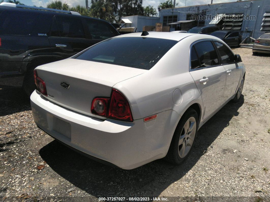 2012 Chevrolet Malibu Ls W/1fl White vin: 1G1ZA5EU5CF232584