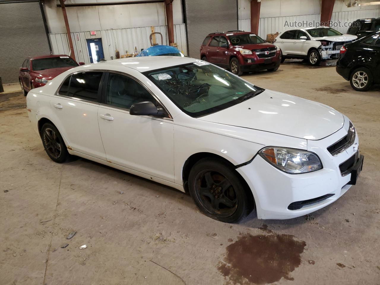 2012 Chevrolet Malibu Ls White vin: 1G1ZA5EU5CF236537