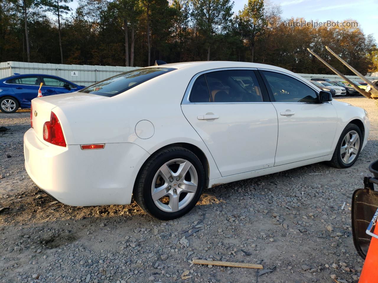 2012 Chevrolet Malibu Ls White vin: 1G1ZA5EU7CF220842