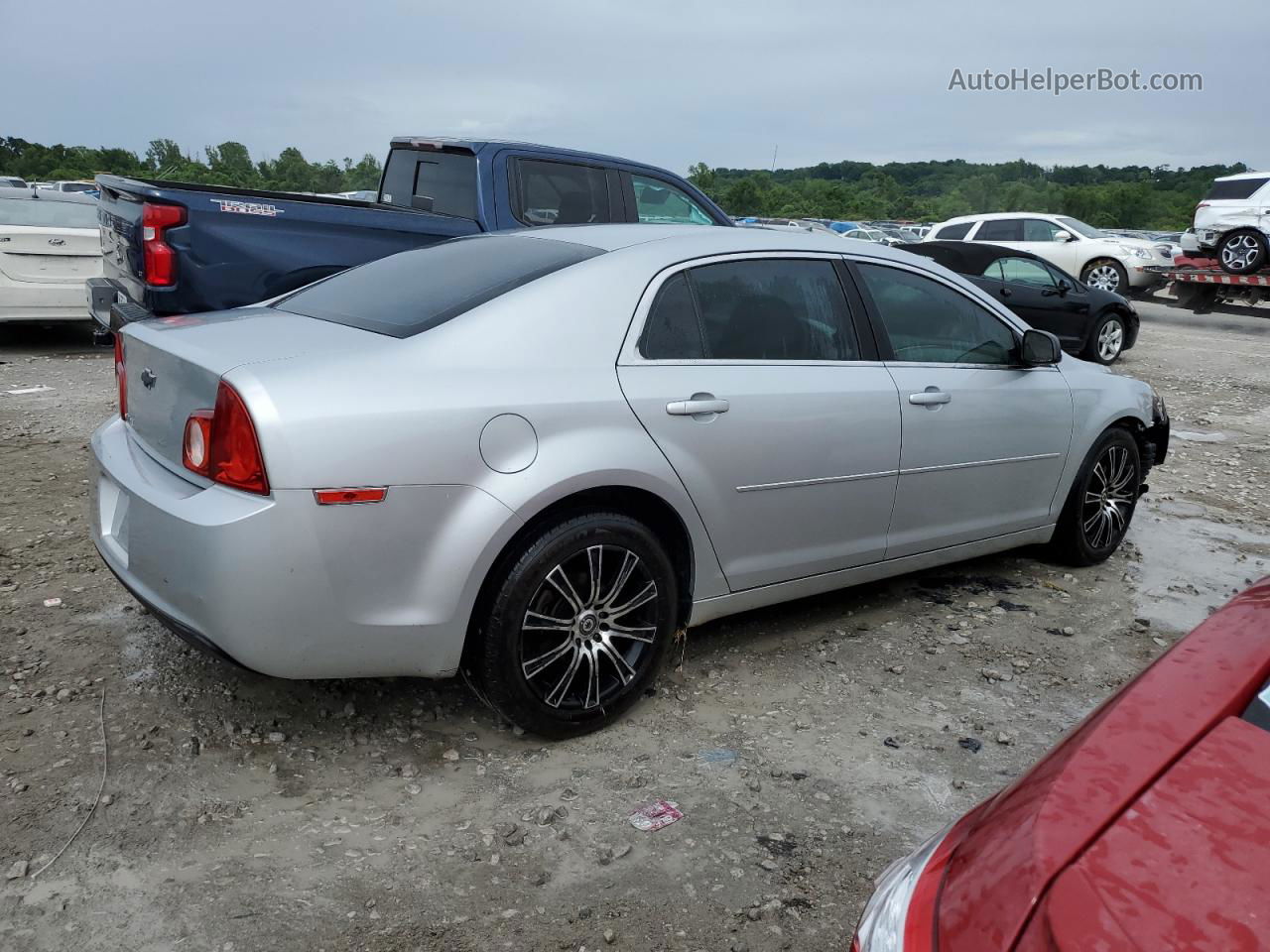 2012 Chevrolet Malibu Ls Silver vin: 1G1ZA5EU8CF130714