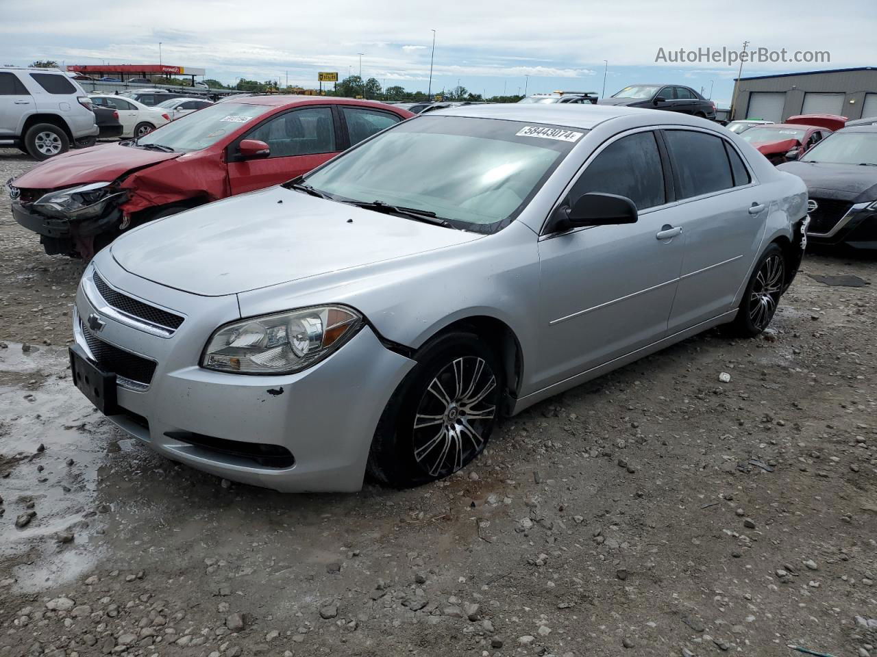 2012 Chevrolet Malibu Ls Silver vin: 1G1ZA5EU8CF130714