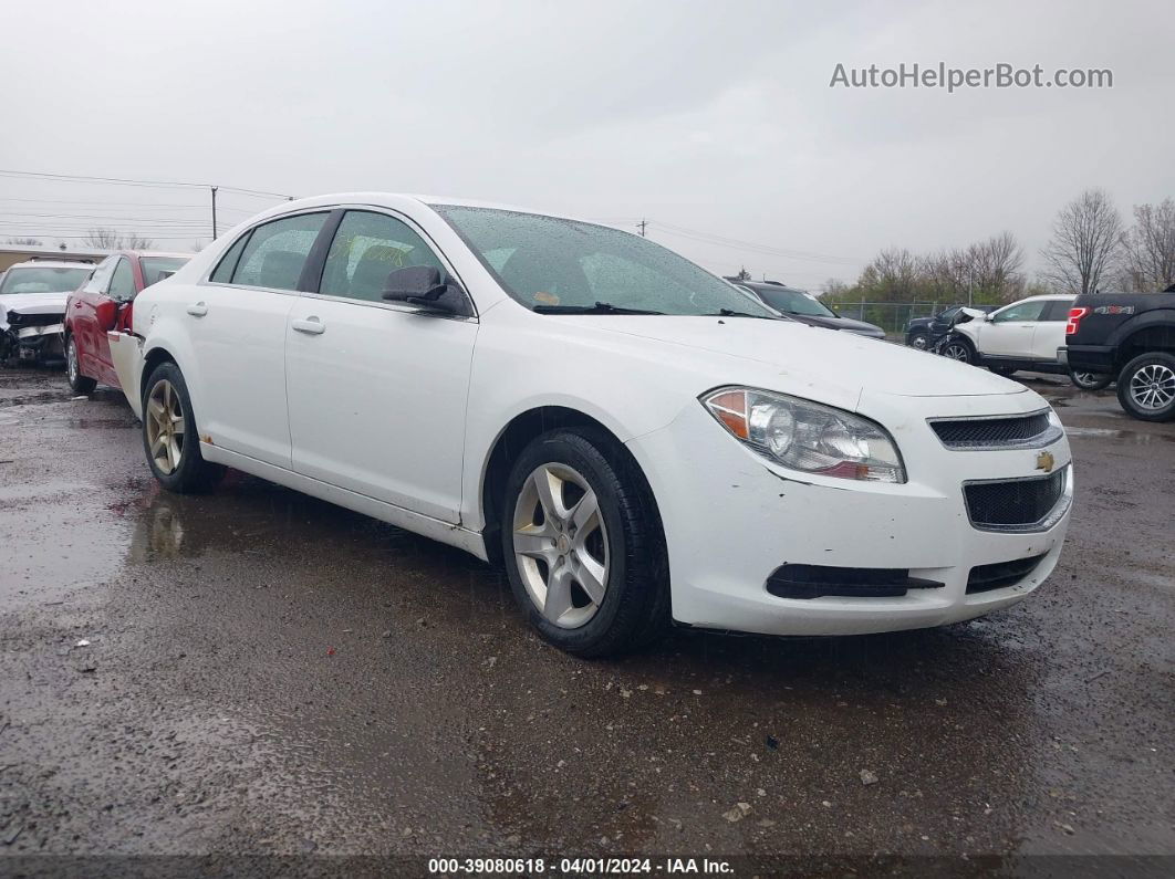 2012 Chevrolet Malibu Ls White vin: 1G1ZA5EU9CF337404