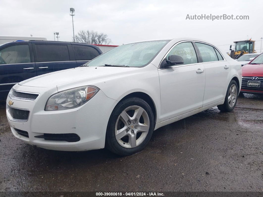 2012 Chevrolet Malibu Ls White vin: 1G1ZA5EU9CF337404