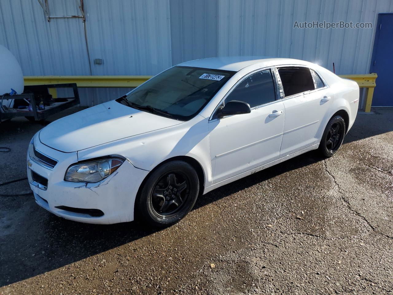 2012 Chevrolet Malibu Ls White vin: 1G1ZA5EU9CF389261