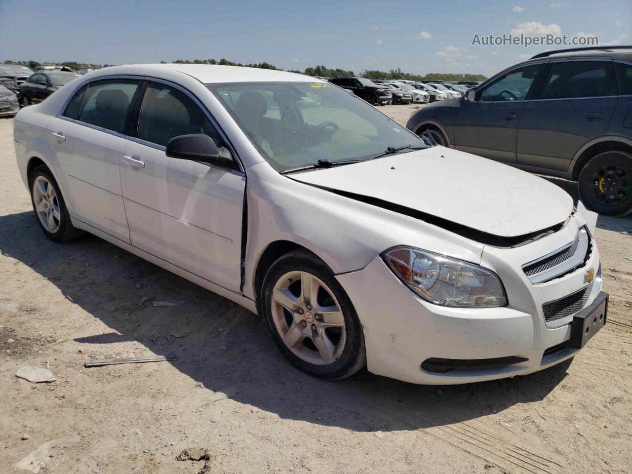 2012 Chevrolet Malibu Ls White vin: 1G1ZA5EUXCF392279