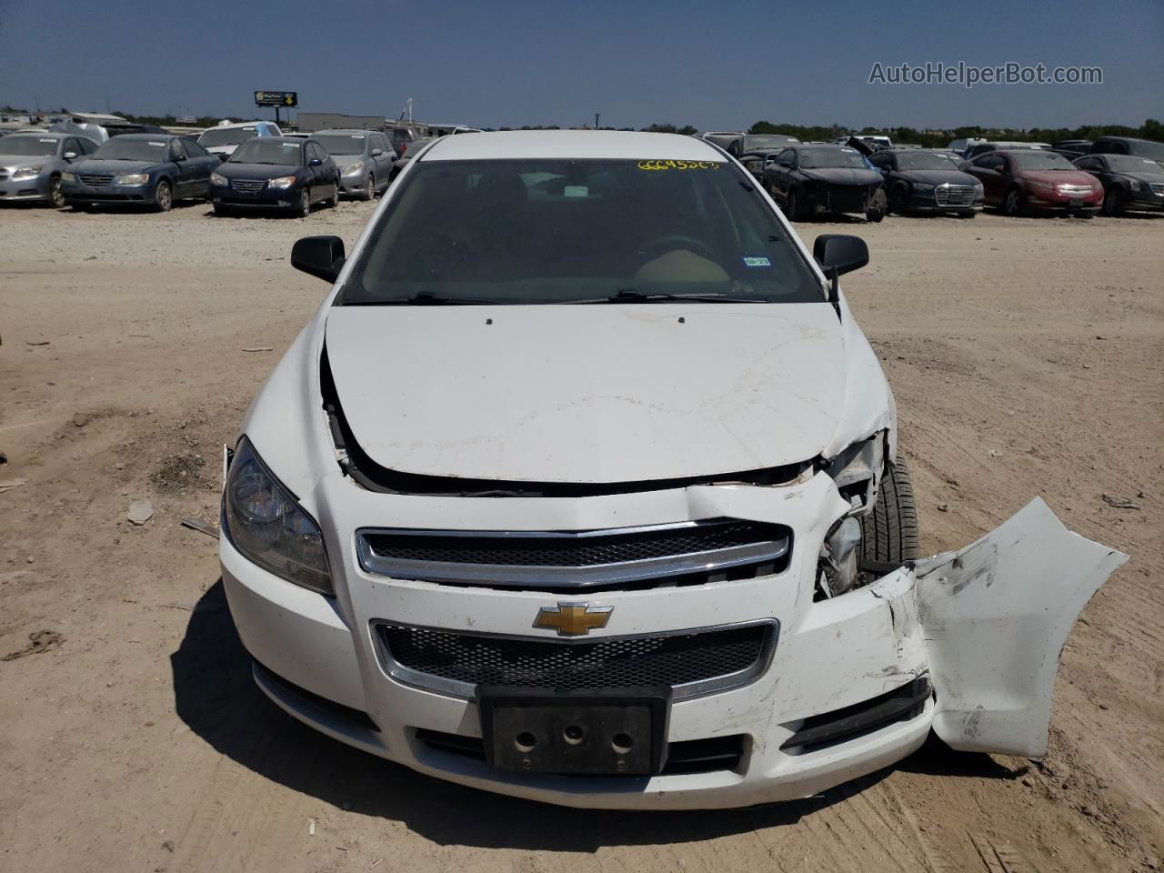 2012 Chevrolet Malibu Ls White vin: 1G1ZA5EUXCF392279