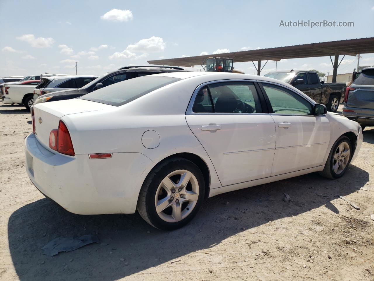 2012 Chevrolet Malibu Ls White vin: 1G1ZA5EUXCF392279