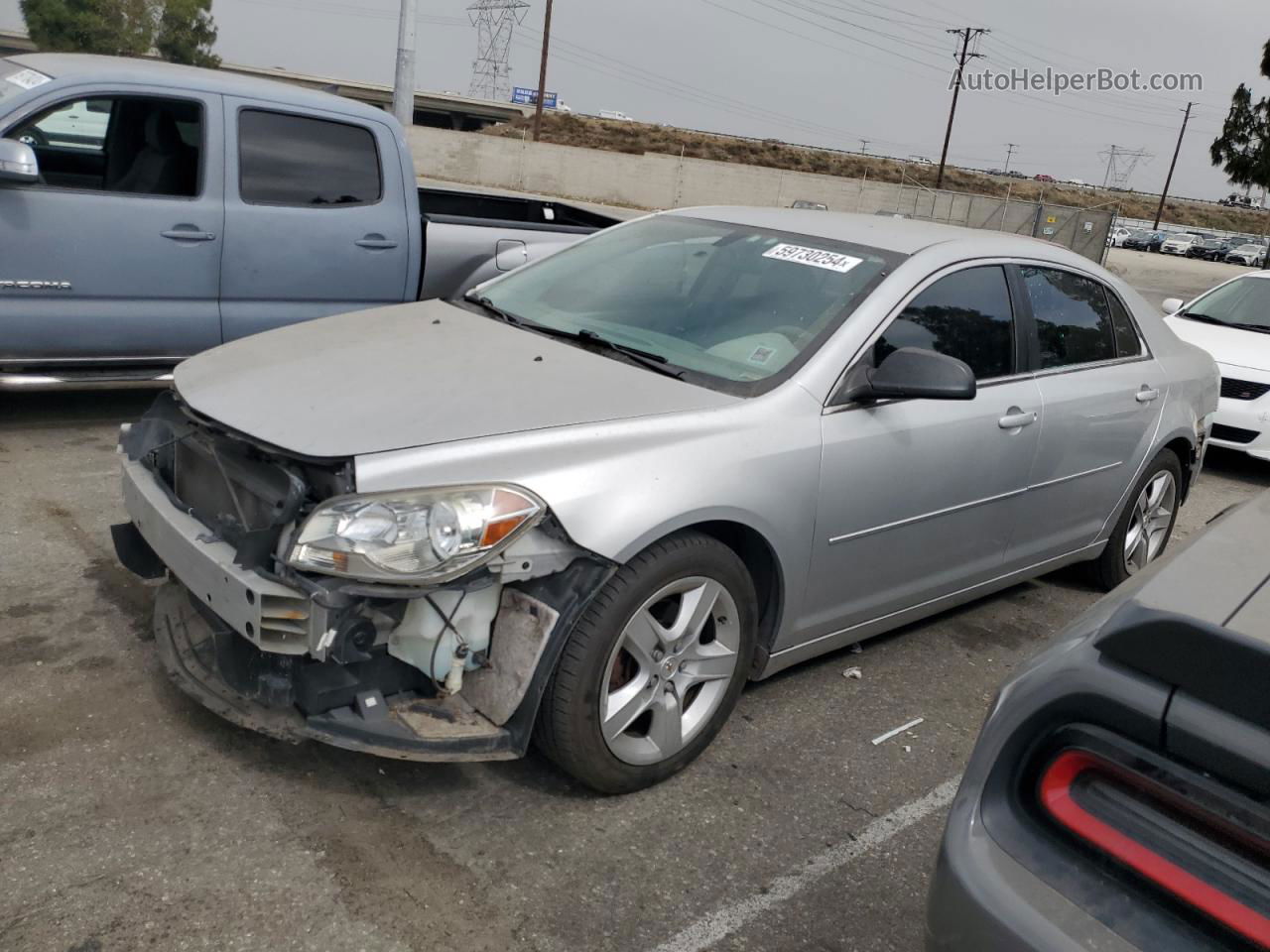 2012 Chevrolet Malibu Ls Серебряный vin: 1G1ZA5EUXCF395067