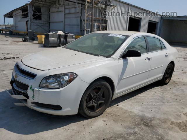 2012 Chevrolet Malibu Ls White vin: 1G1ZA5EUXCF399040