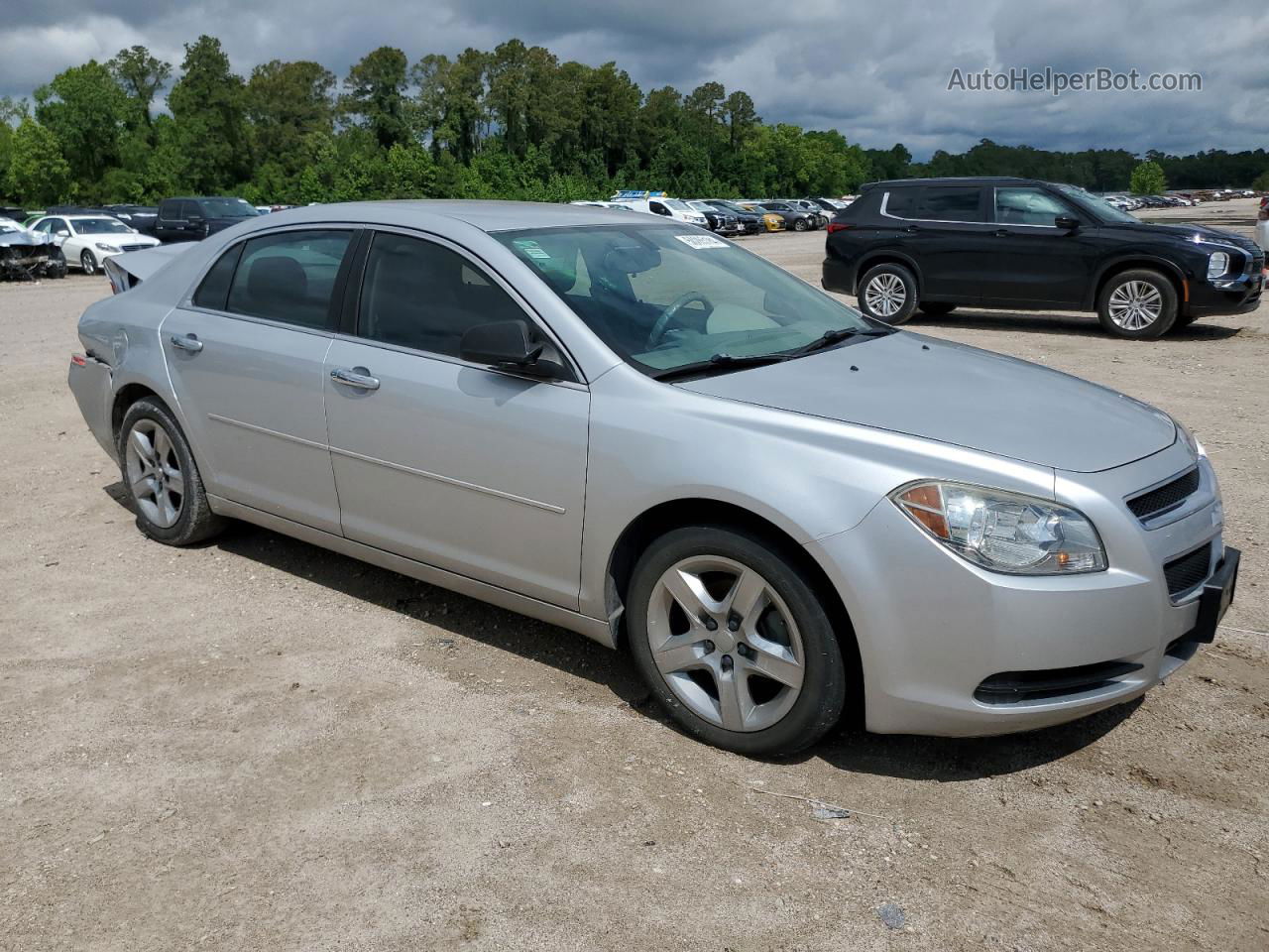 2012 Chevrolet Malibu Ls Silver vin: 1G1ZB5E00CF171722