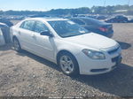 2012 Chevrolet Malibu Ls White vin: 1G1ZB5E00CF173485