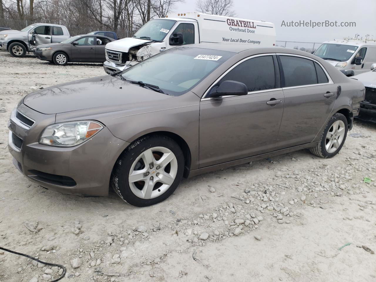 2012 Chevrolet Malibu Ls Желто-коричневый vin: 1G1ZB5E00CF264806