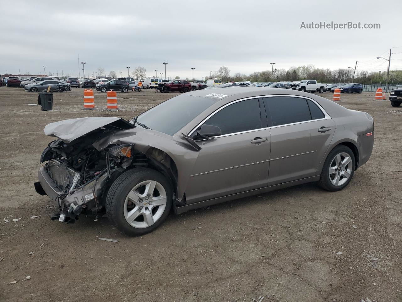 2012 Chevrolet Malibu Ls Серый vin: 1G1ZB5E01CF104238