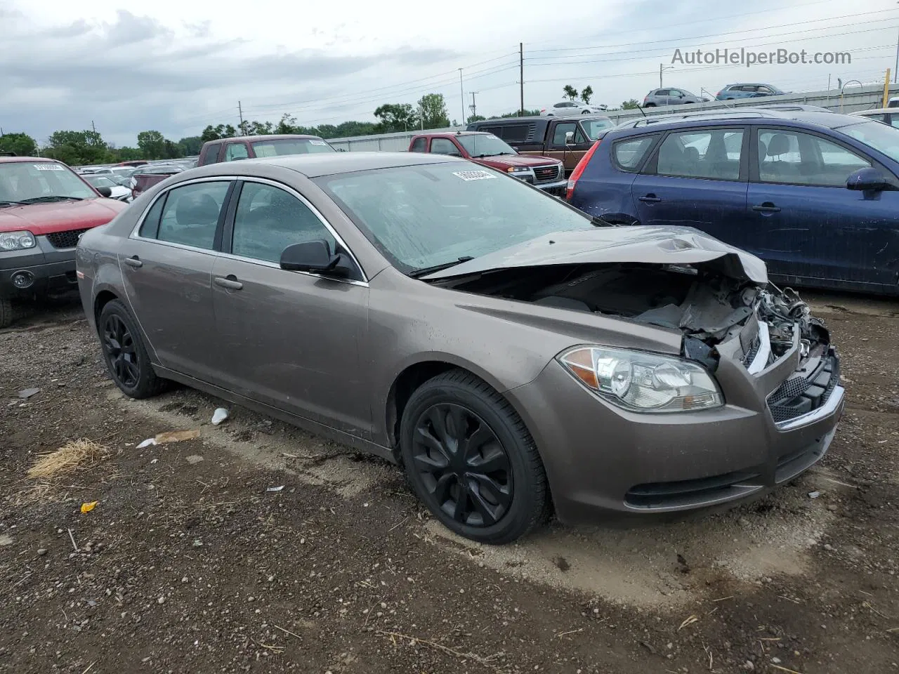 2012 Chevrolet Malibu Ls Желто-коричневый vin: 1G1ZB5E01CF193213