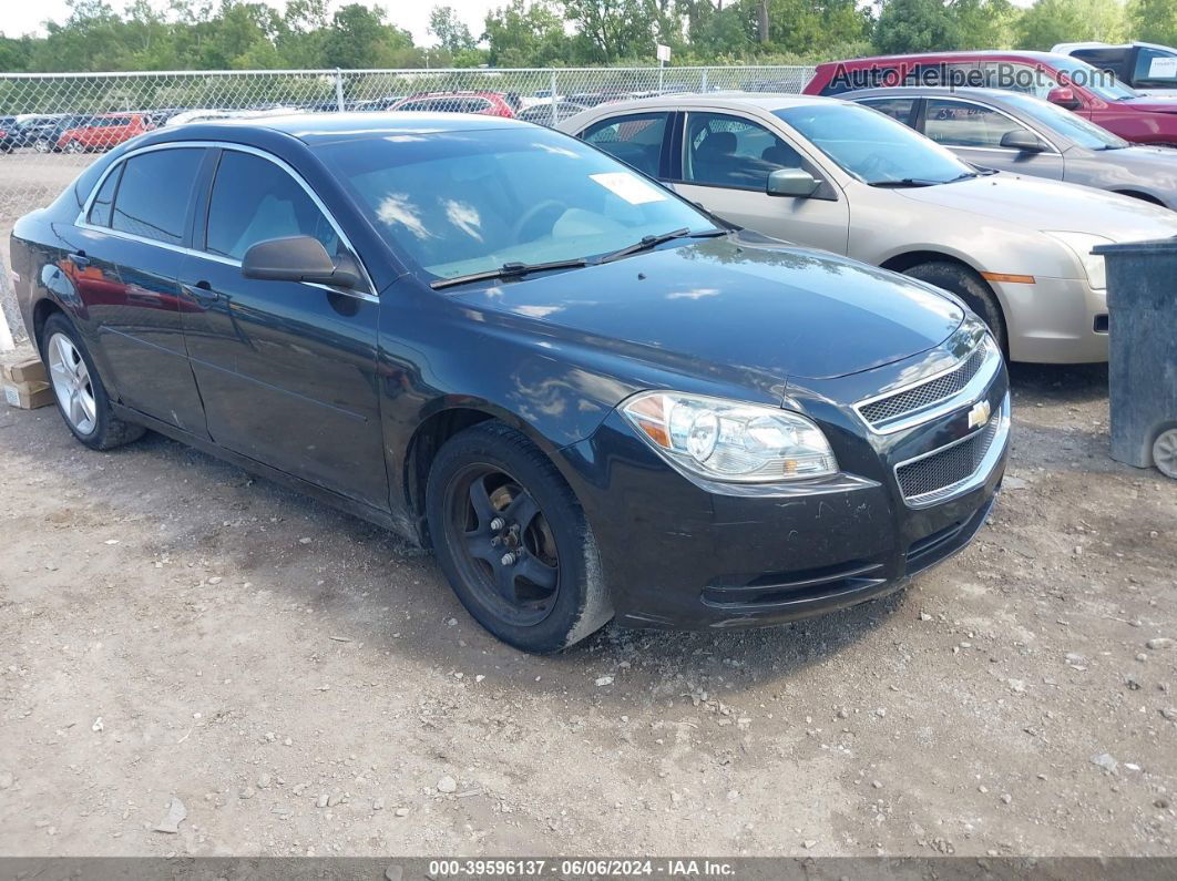 2012 Chevrolet Malibu Ls Black vin: 1G1ZB5E01CF230213