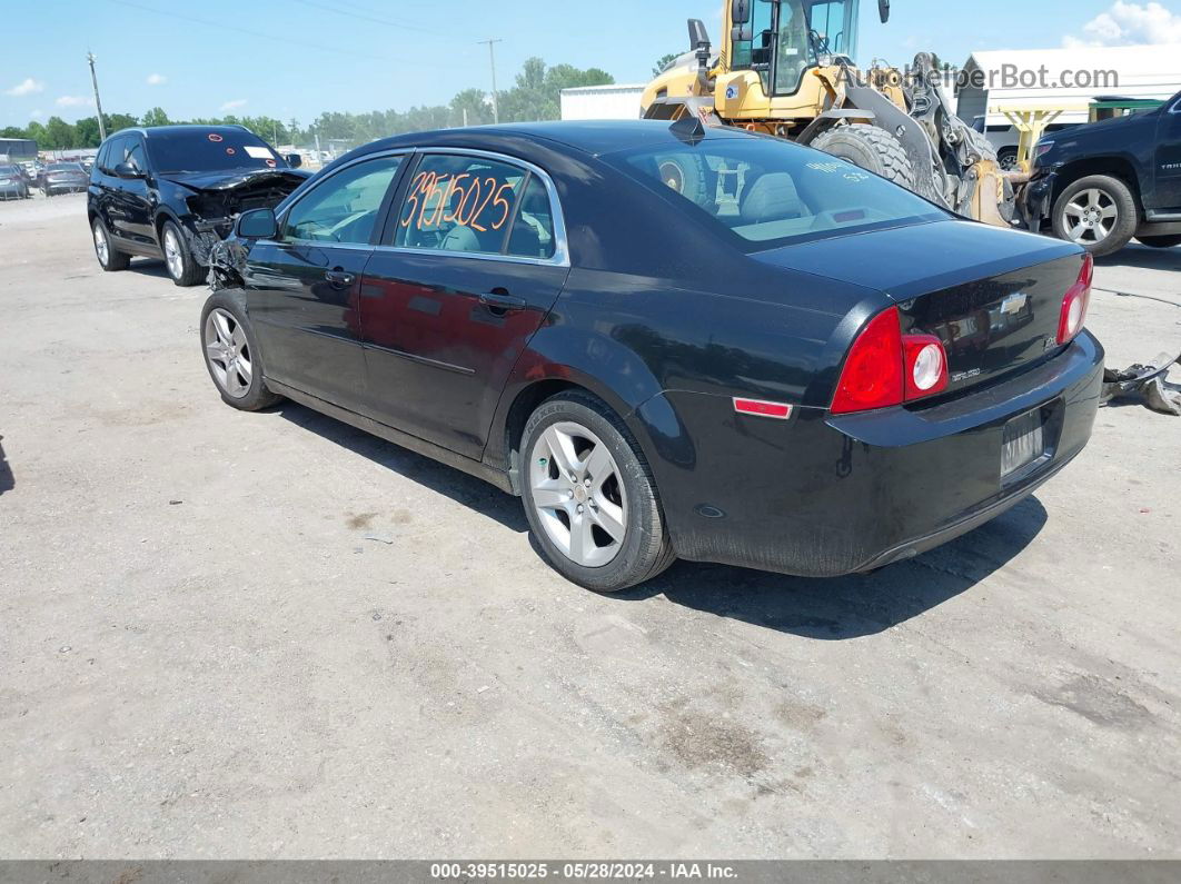 2012 Chevrolet Malibu Ls Black vin: 1G1ZB5E02CF200394