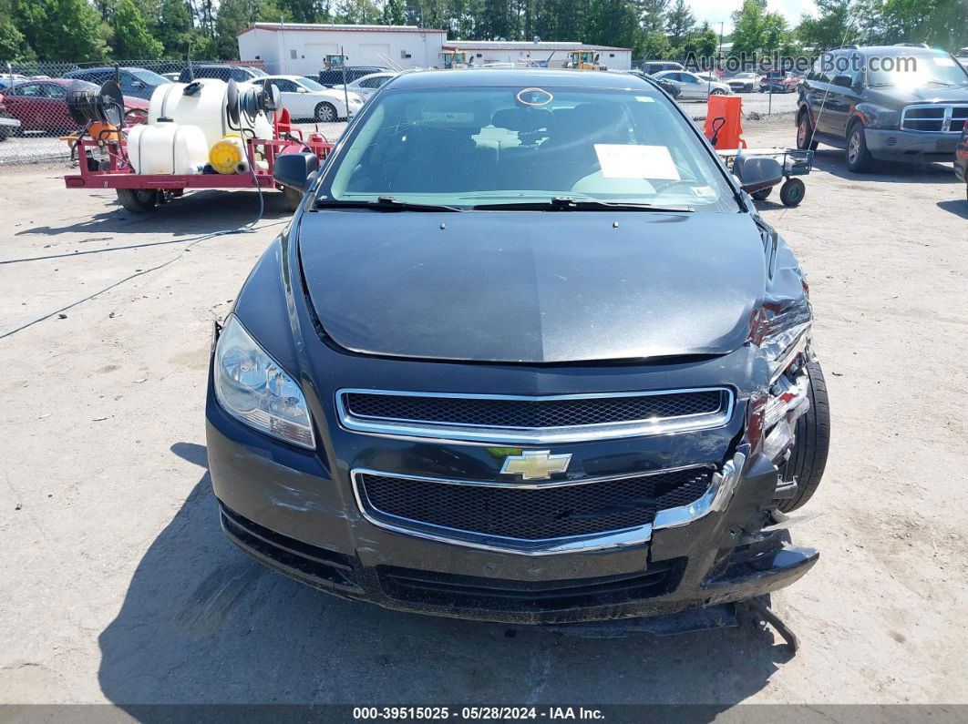 2012 Chevrolet Malibu Ls Black vin: 1G1ZB5E02CF200394