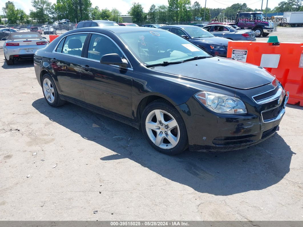 2012 Chevrolet Malibu Ls Black vin: 1G1ZB5E02CF200394