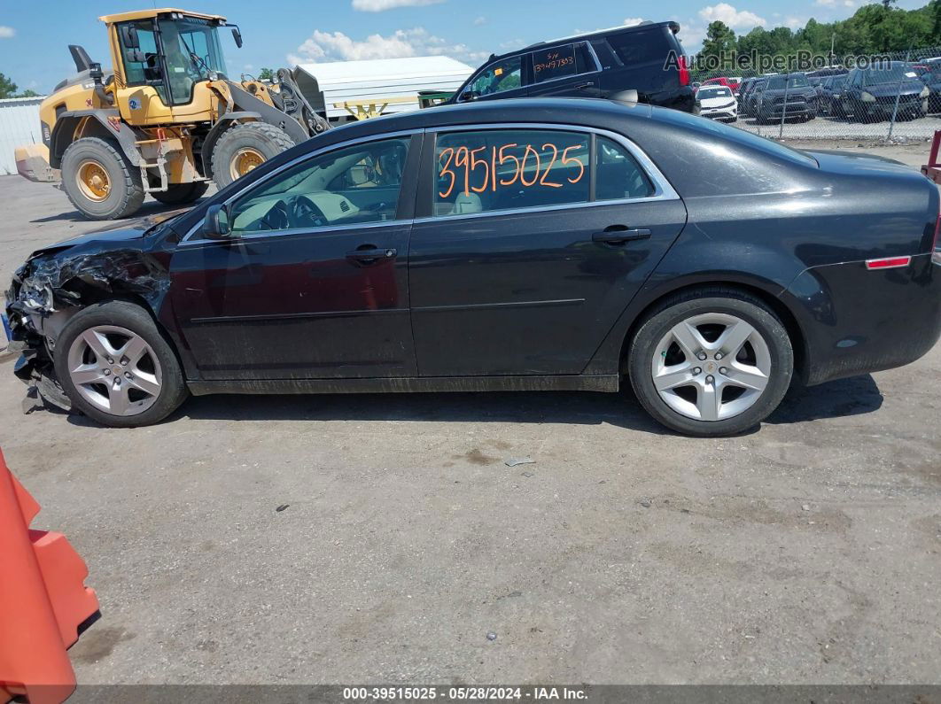 2012 Chevrolet Malibu Ls Black vin: 1G1ZB5E02CF200394