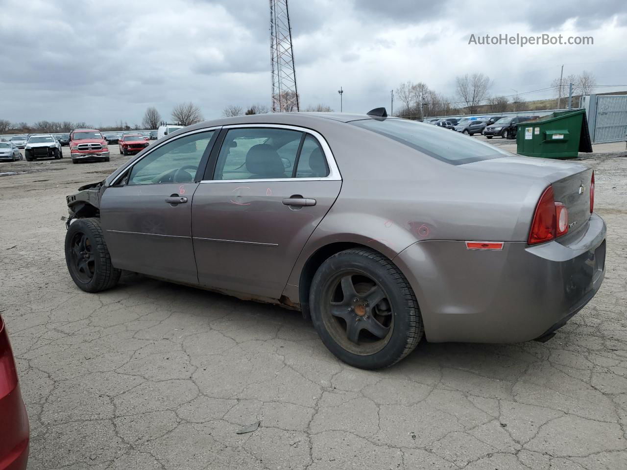 2012 Chevrolet Malibu Ls Brown vin: 1G1ZB5E02CF281784