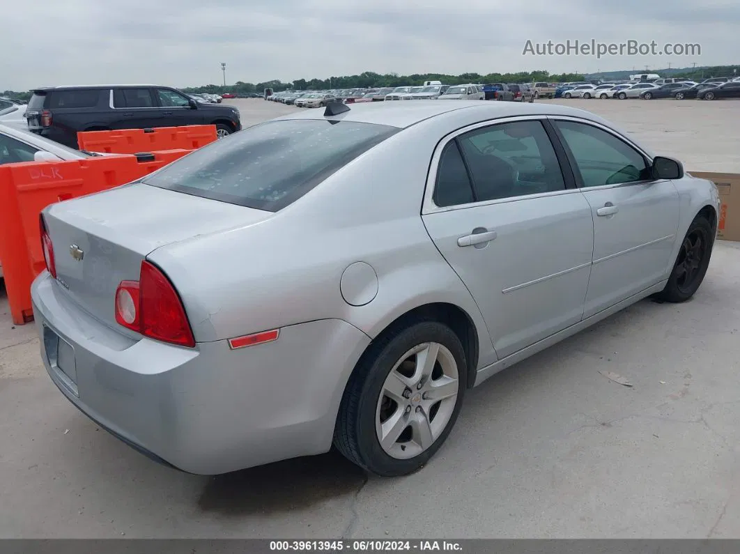 2012 Chevrolet Malibu Ls Silver vin: 1G1ZB5E02CF369296