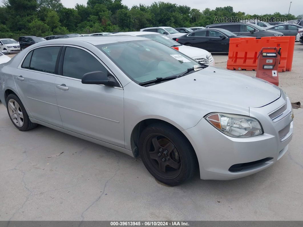 2012 Chevrolet Malibu Ls Silver vin: 1G1ZB5E02CF369296