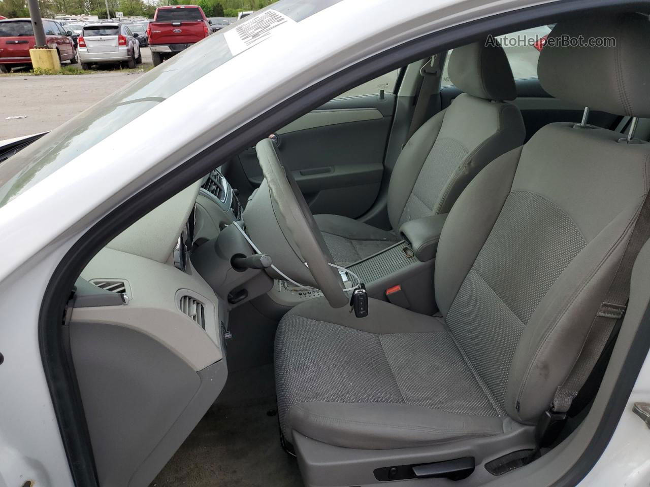 2012 Chevrolet Malibu Ls White vin: 1G1ZB5E03CF292776